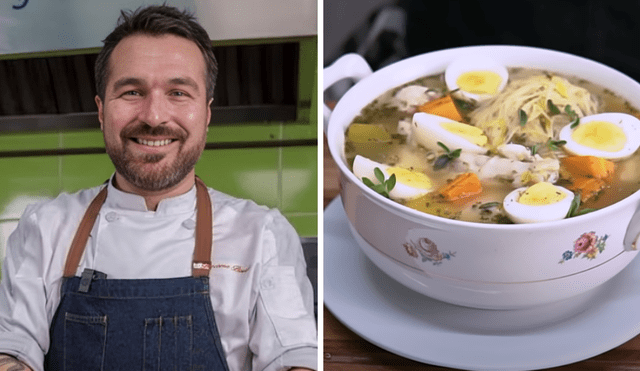 La mejor sopa de pollo de Giacomo Bocchio. Foto: Buenazo / Youtube