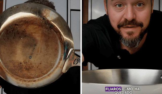 El truco definitivo para eliminar la grasa quemada de los utensilios. Foto: Buenazo / Shutterstock El truco definitivo para eliminar la grasa quemada de los utensilios. Foto: Buenazo / Shutterstock
