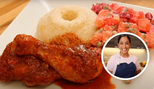Nelly Rossinelly: Pollo al horno con ensalada rusa Nelly Rossinelly: Pollo al horno con ensalada rusa