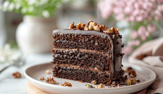 Receta fácil y rápida de torta de chocolate sin gluten. Foto: Buenazo / Shutterstock Receta fácil y rápida de torta de chocolate sin gluten. Foto: Buenazo / Shutterstock