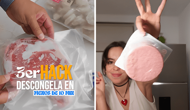 El mejor hack para descongelar los alimentos. Foto: Buenazo / Shutterstock