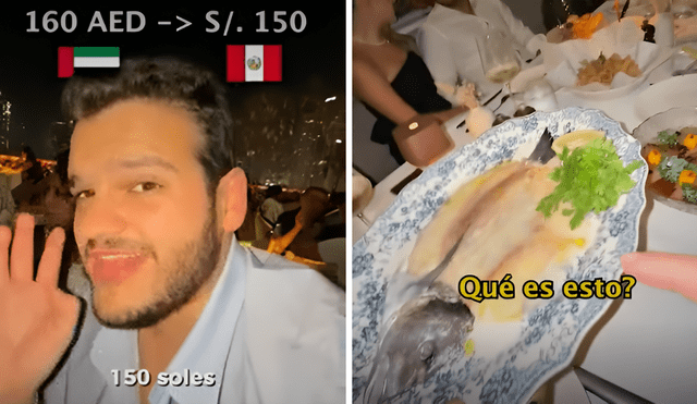 Peruano paga más de 100 soles por ceviche en Dubái. Foto: Buenazo / Tiktok Peruano paga más de 100 soles por ceviche en Dubái. Foto: Buenazo / Tiktok