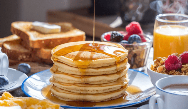Receta de panqueques saludables. Foto: Buenazo / Shutterstock Receta de panqueques saludables. Foto: Buenazo / Shutterstock