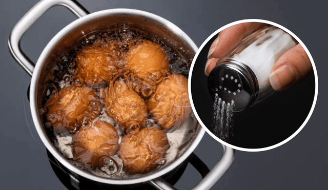 Truco de echar sal al hervir los huevos Truco de echar sal al hervir los huevos