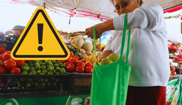 Llevar frutas o verduras en bolsas reutilizables sin lavar puede facilitar la contaminación cruzada. Llevar frutas o verduras en bolsas reutilizables sin lavar puede facilitar la contaminación cruzada.