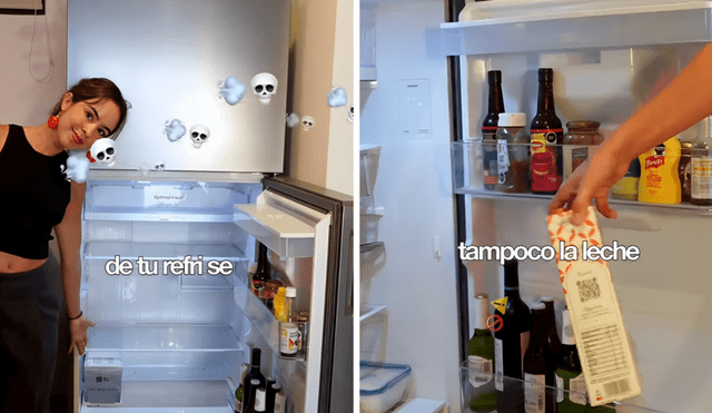 Esta es la forma correcta de ordenar los alimentos en la refrigeradora. Esta es la forma correcta de ordenar los alimentos en la refrigeradora.