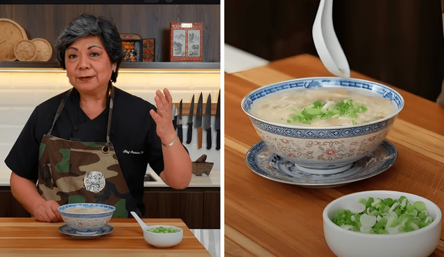 Sopa de pollo y espárragos: receta de Pati Chong