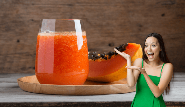 Jugo de papaya Jugo de papaya