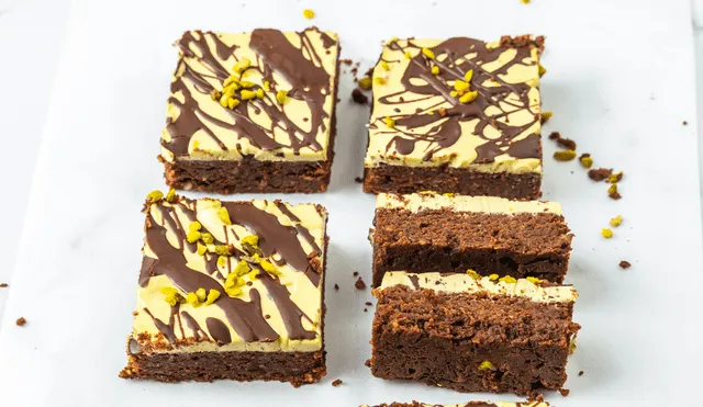 Brownie con chocolate Dubái Brownie con chocolate Dubái