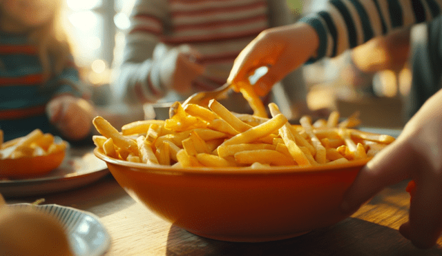 Comer papas fritas diariamente puede ser perjudicial para la salud. Fuente: Shutterstock. Comer papas fritas diariamente puede ser perjudicial para la salud. Fuente: Shutterstock.