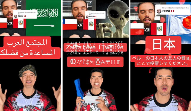 Peruano sorprende al hablar desde árabe hasta japonés para pedir votos por Perú en el “Mundial de desayunos”.