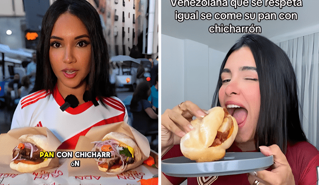 Influencers venezolanas sorprenden al dejar de lado la arepa y apoyar al pan con chicharrón en el “Mundial de Desayunos”