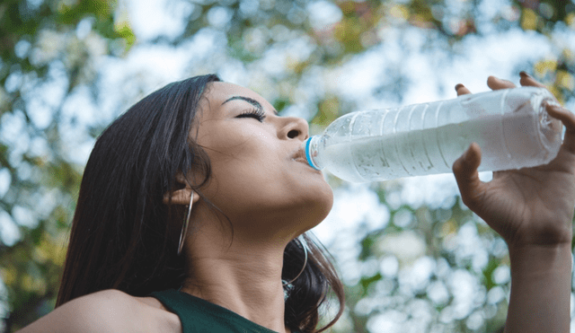 Tomar agua favorece en gran medida a todo el organismo. Fuente: Shutterstock.