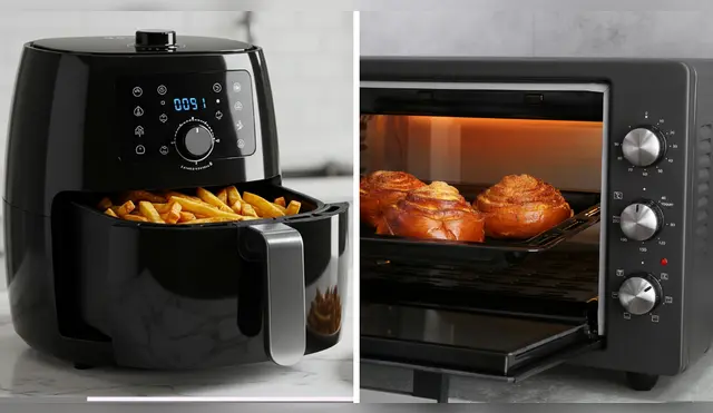 Freidora de aire vs. horno eléctrico