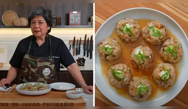 Las sabrosas albóndigas de cerdo de Pati Chong.