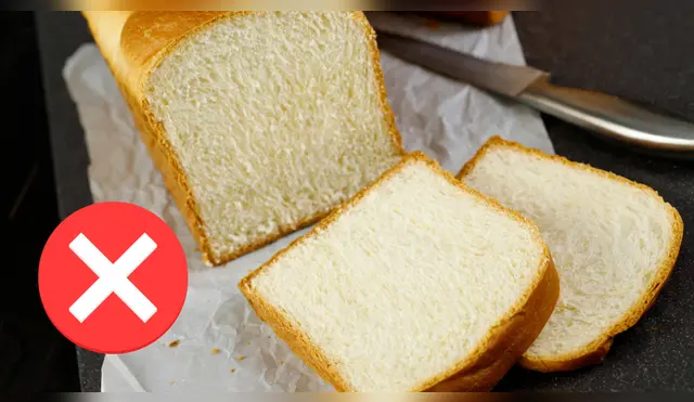 El pan blanco, aunque popular, es el menos recomendado por su bajo contenido en fibra.