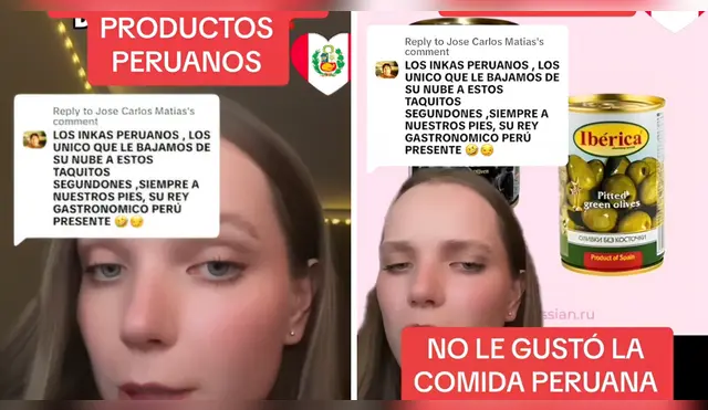 Extranjera genera polémica en redes tras criticar el sabor de los productos peruanos.