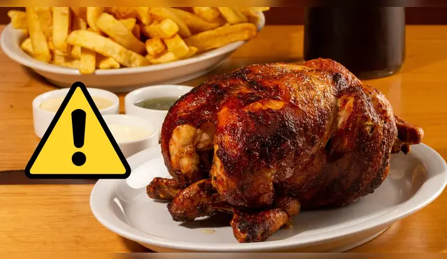 Peligros del pollo a la brasa