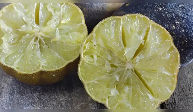 Cómo evitar que los limones se sequen.