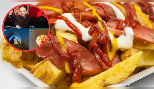 Colombiana corrige a mexicano sobre el origen de la salchipapa.