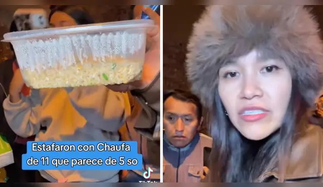 Karolina Karley denunció haber recibido porciones mínimas de chaufa tras pagar S/1.100 por 100 platos para los bomberos. Karolina Karley denunció haber recibido porciones mínimas de chaufa tras pagar S/1.100 por 100 platos para los bomberos.