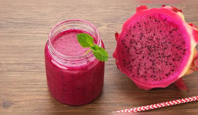 Jugo de pitahaya