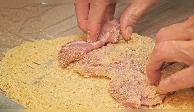 El truco saludable para empanizar. El truco saludable para empanizar.