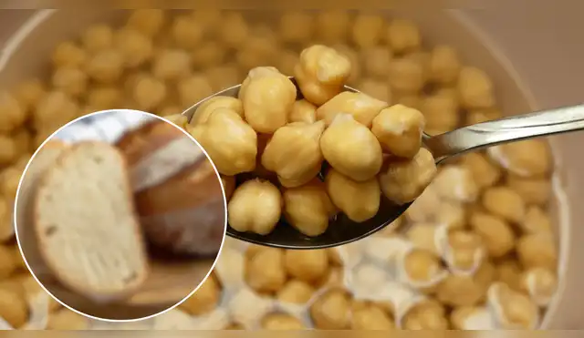 Disfruta de un pan totalmente nutritivo hecho con garbanzos. Fuente: ComposiciónLR. Disfruta de un pan totalmente nutritivo hecho con garbanzos. Fuente: ComposiciónLR.