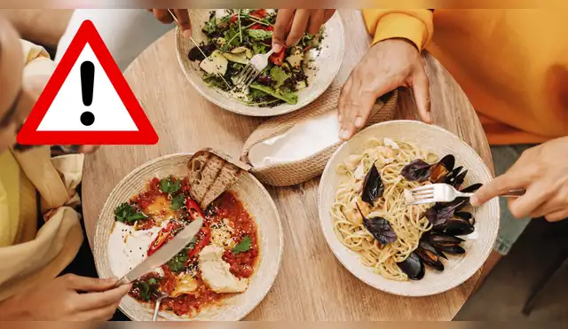 Cuidado con estos alimentos. Cuidado con estos alimentos.