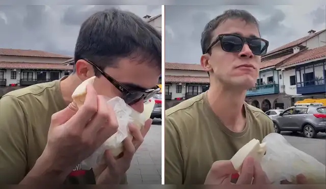 Español queda encantado con el choclo con queso. Español queda encantado con el choclo con queso.