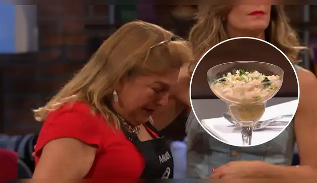 La concursante presentó un “ceviche de pollo crudo”, propuesta que el jurado calificó como un riesgo sanitario.