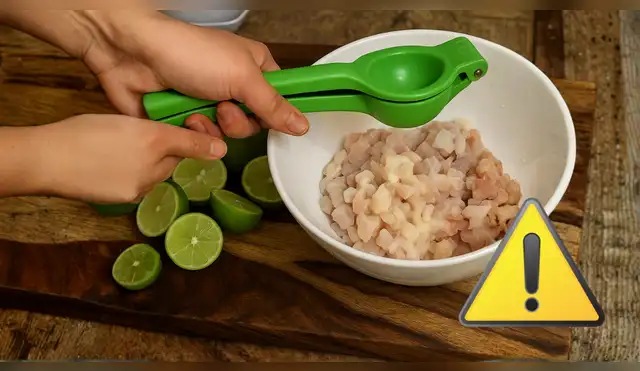 El limón altera las proteínas, pero no reemplaza la seguridad de la cocción con calor.