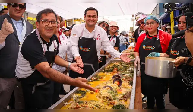 La parihuela más grande del mundo.