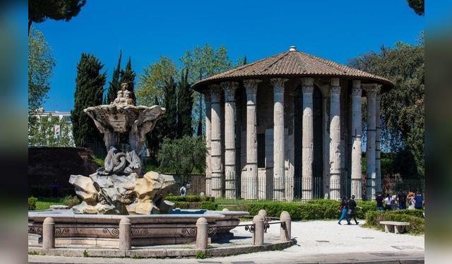 Templo erigido en honor a Hércules olivarius, en Roma: uno de los símbolos de este cultivo milenario.   