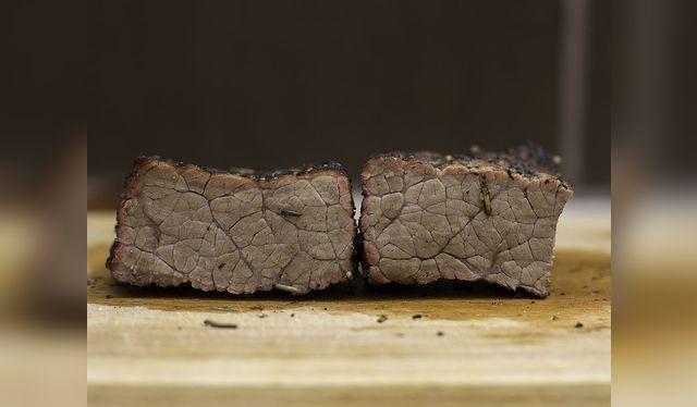 Caso extremo: una carne completamente cocida no es nada agradable. Caso extremo: una carne completamente cocida no es nada agradable.