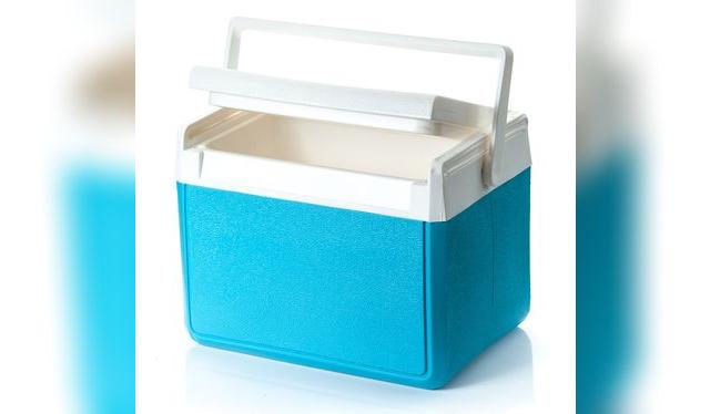 Necesitas un cooler así, aunque todo depende del tamaño de tu congelador.    