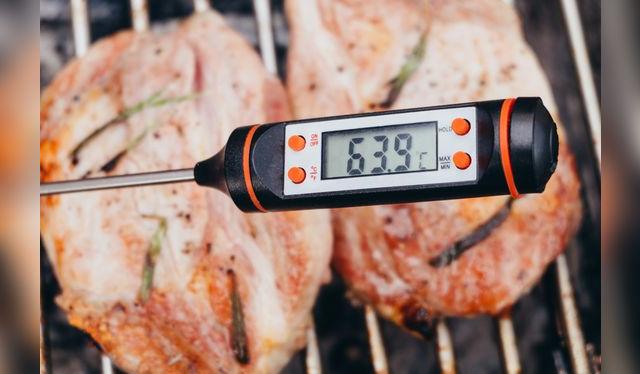 El termómetro es la mejor forma de lograr una cocción segura y en su punto.   