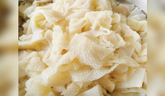 El mondongo importado ya está previamente lavado y limpio, pero pierde sabor y textura.   