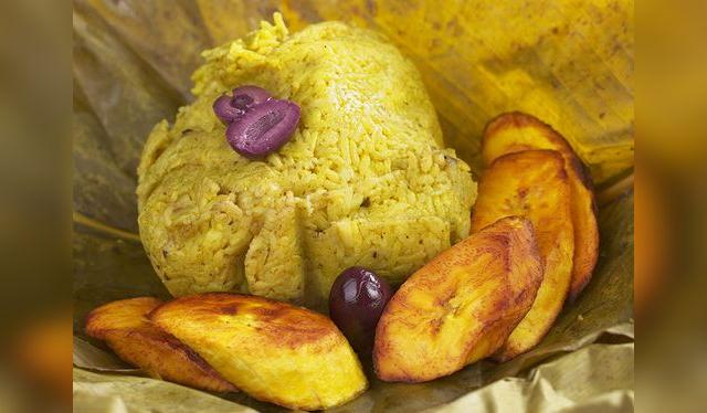 El Juane representa la cabeza del patrón amazónico. Se acompaña con plátano bellaco frito, cocido o asado.   