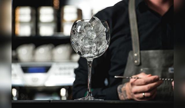 Para refrescar hay que usar buenos hielos. Pero en vez de una copa, usarás el vaso de la licuadora.   