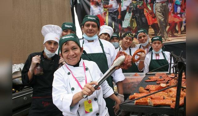 La embajadora de la cocina amazónica en pleno Mistura. (Foto: Archivo La República)   