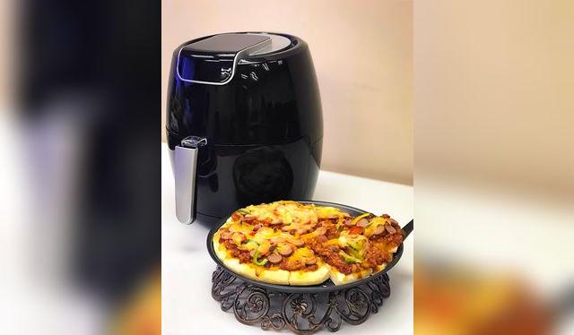 Para hacer pizza solo hay que fijarse en el tamaño de la freidora.    