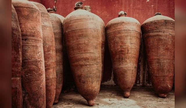 Piscos de arcilla. Piscos de arcilla.