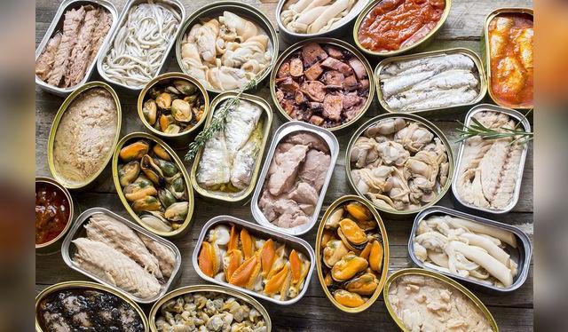 Las conservas de frutos del mar son ricas en hierro y grasas saludables.   