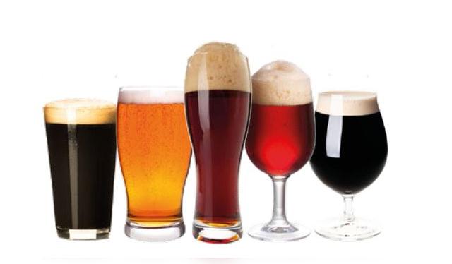 Ales: stout, IPA, red ale, brown ale y porter ale.   