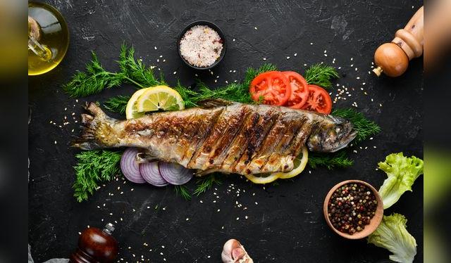 Trucha a la parrilla, muy fácil de hacer y muy sabrosa.   