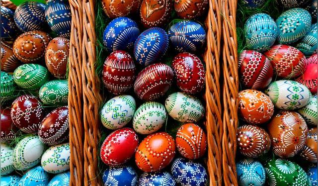 Los huevos de Pascua son una tradición en las Pascuas del hemisferio norte.    