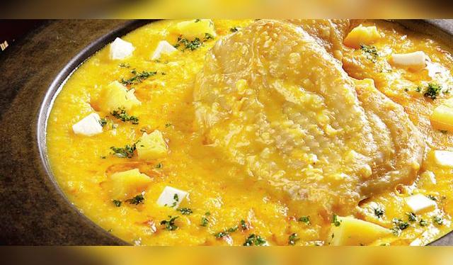 La sopa teóloga se sirve usualmente el Domingo de Ramos de Semana Santa.    