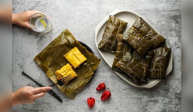 <em>La hallaca es un plato venezolano que se come en la cena navideña.</em>   