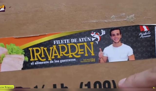 Mario Irivarren muestra su marca de atún en el programa 'Good Time' Mario Irivarren muestra su marca de atún en el programa 'Good Time'